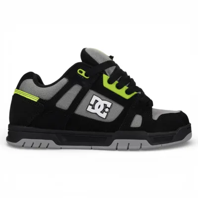 Zapatilla Hombre Stag Black/Grey Lime DC