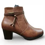Botín Mujer Aurora Camel Confort Bonny Franco