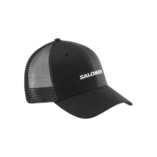 Jockey Cap Trucker Deep Black Salomon