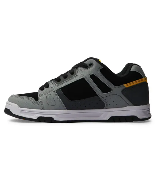 Zapatilla Hombre Stag Grey Yellow DC Shoes - Imagen 3