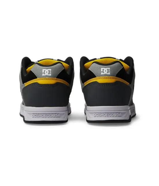 Zapatilla Hombre Stag Grey Yellow DC Shoes - Imagen 6
