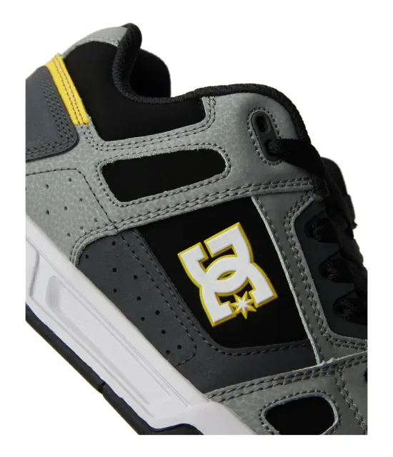 Zapatilla Hombre Stag Grey Yellow DC Shoes - Imagen 7