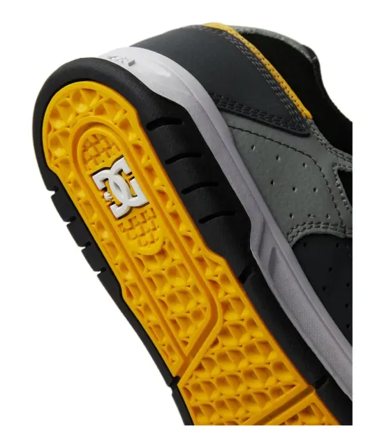 Zapatilla Hombre Stag Grey Yellow DC Shoes - Imagen 8