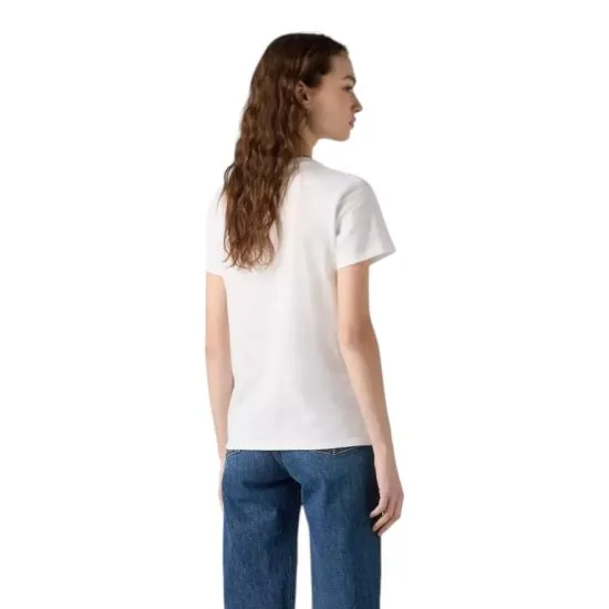 Polera Mujer The Perfect Tee Core Housemark White Levis - Imagen 2