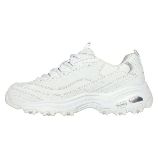 Zapatilla Mujer D Lites Play On White Silver Skechers - Imagen 2