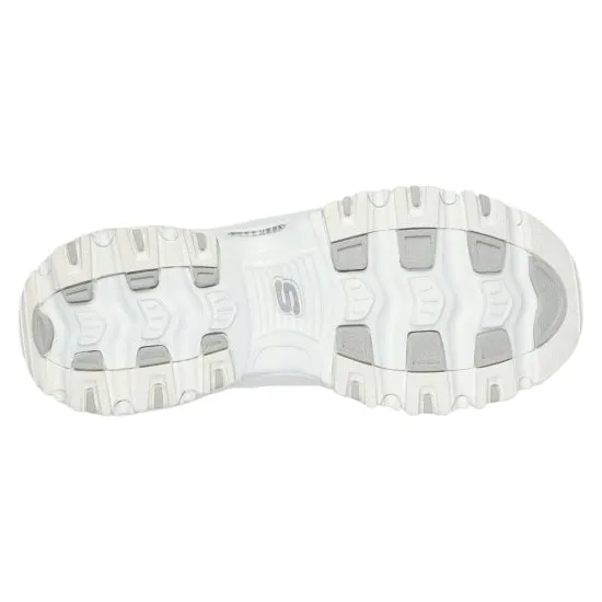 Zapatilla Mujer D Lites Play On White Silver Skechers - Imagen 4