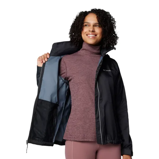 Cortaviento Mujer Switchback IV Jacket Negro Columbia - Imagen 4