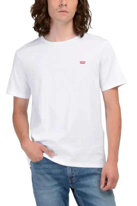 Polera Hombre SS Original HM Tee White Levis - Imagen 4
