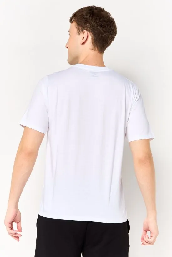Polera Deportiva Hombre Big Logo Blanca Reebok - Imagen 3