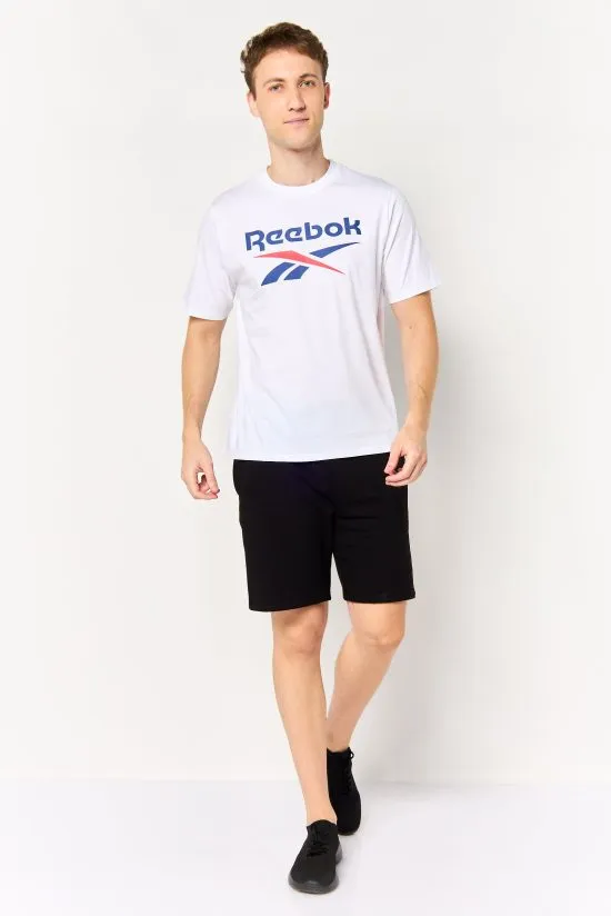 Polera Deportiva Hombre Big Logo Blanca Reebok - Imagen 4
