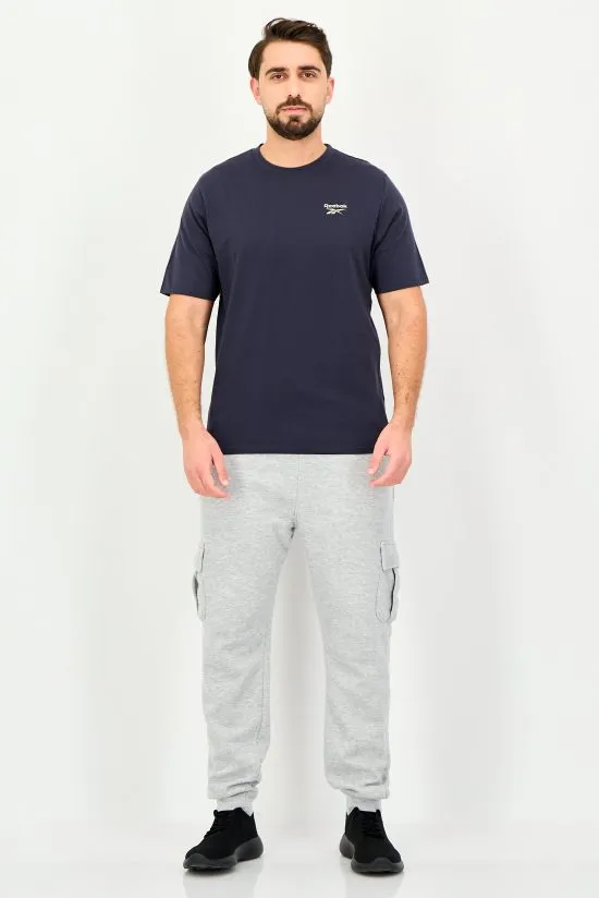 Polera Deportiva Hombre Small Logo Azul Marino Reebok - Imagen 3