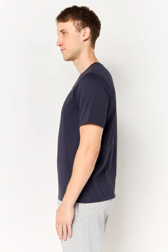 Polera Deportiva Hombre Small Logo Negra Reebok - Imagen 2