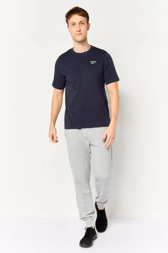 Polera Deportiva Hombre Small Logo Negra Reebok - Imagen 4