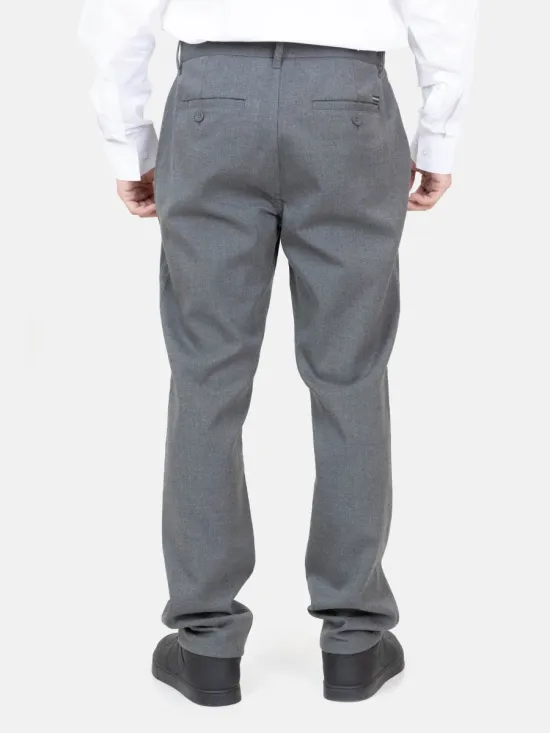 Pantalon Escolar Juvenil Skinny Gris 5E103-MC Maui - Imagen 2