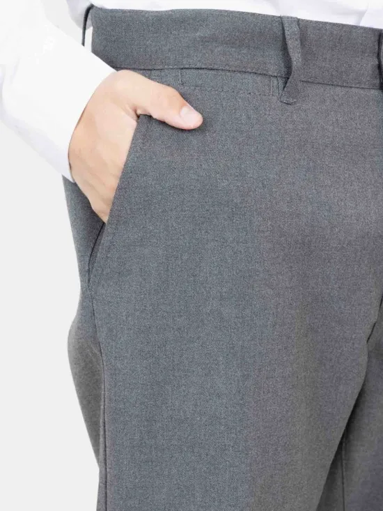 Pantalon Escolar Juvenil Skinny Gris 5E103-MC Maui - Imagen 3