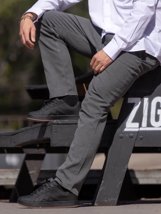 Pantalon Escolar Juvenil Skinny Gris 5E103-MC Maui - Imagen 5