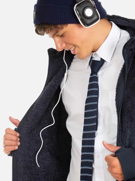 Poleron Escolar Chiporro Nordic Azul Maui - Imagen 3