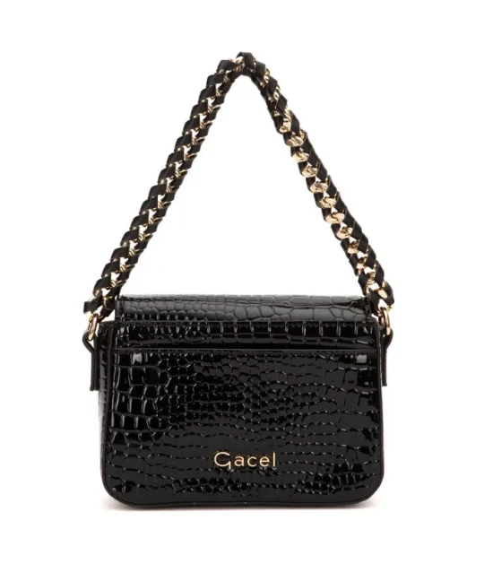 Cartera Aligator Negro CAR3431 Gacel - Imagen 2