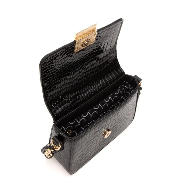 Cartera Aligator Negro CAR3431 Gacel - Imagen 3