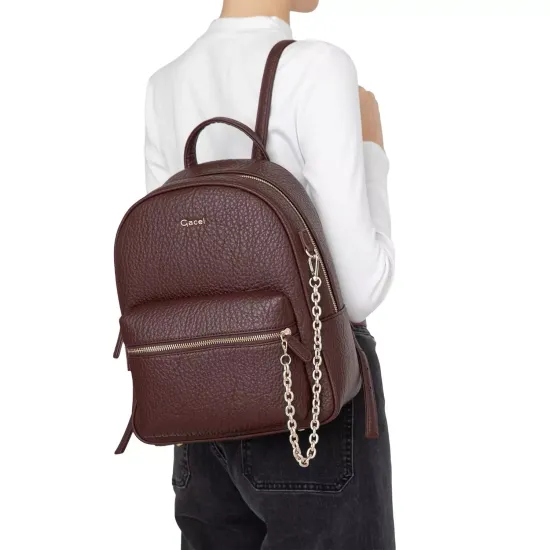 Mochila Graneado Chocolate CAR3519 Gacel - Imagen 2