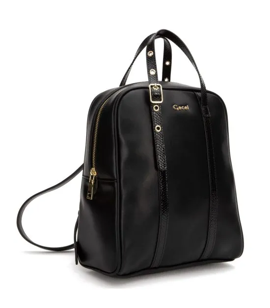 Mochila Sintetico Negro CAR3516 Gacel - Imagen 3