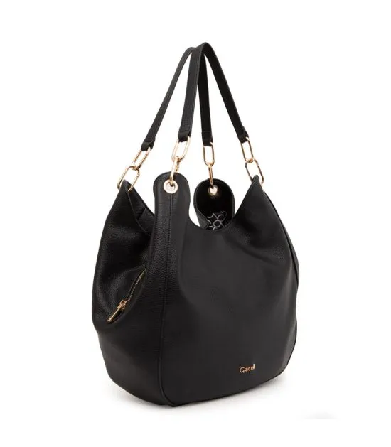 Cartera Graneado Negro CAR3466 Gacel - Imagen 5