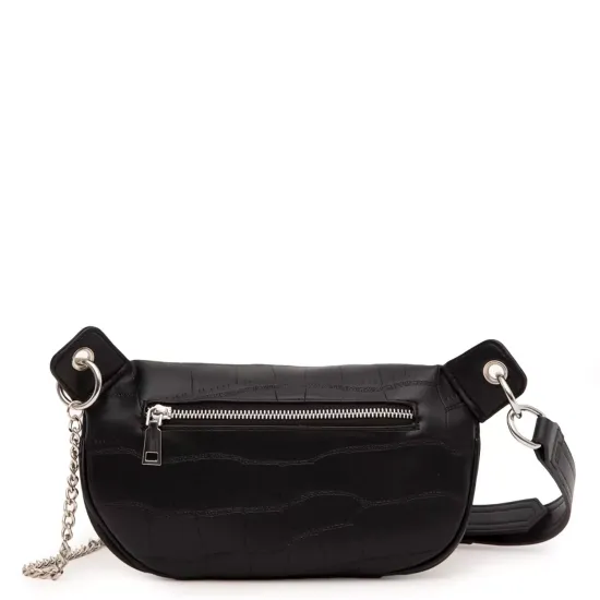 Banano Cartera Mujer Negro Tipo Belt Bag Gacel - Imagen 2