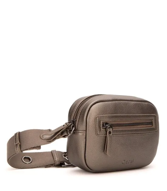 Cartera Bandolera Pequeña Grafito Gacel - Imagen 6