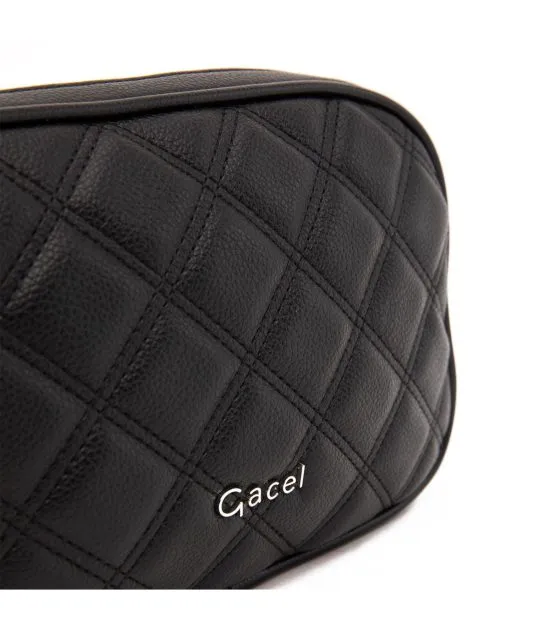 Cartera Graneado Negro CAR3418 Gacel - Imagen 3