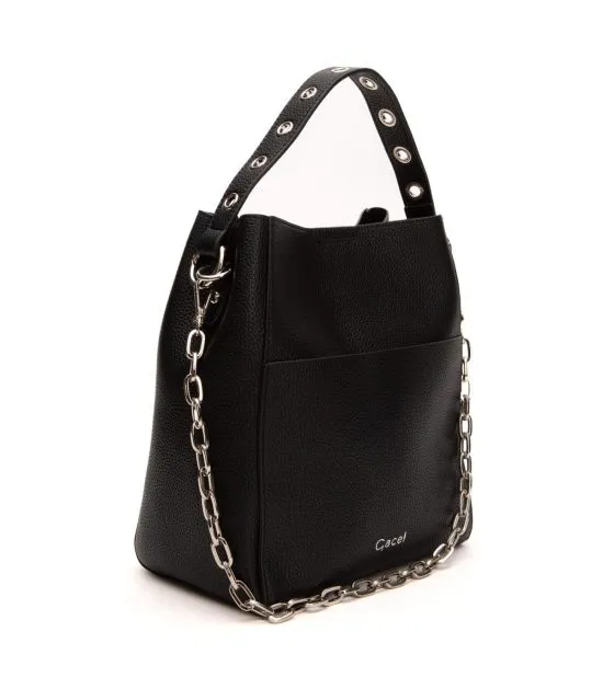 Cartera Graneado Negro CAR3504 Gacel - Imagen 6