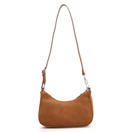 Cartera Mujer Pequeña Camel Con Cadena Bandolera Gacel - Imagen 2