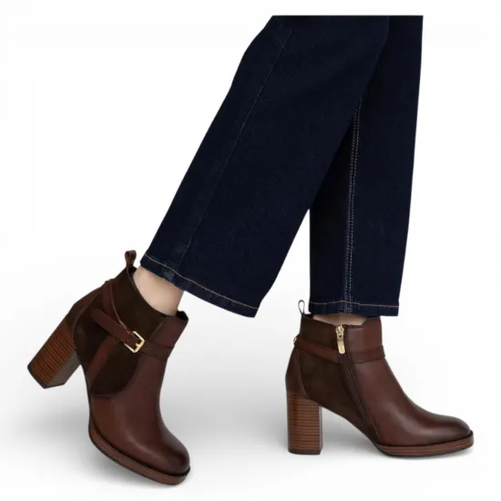 Botin Mujer Napa Chocolate Juana Gacel - Imagen 4