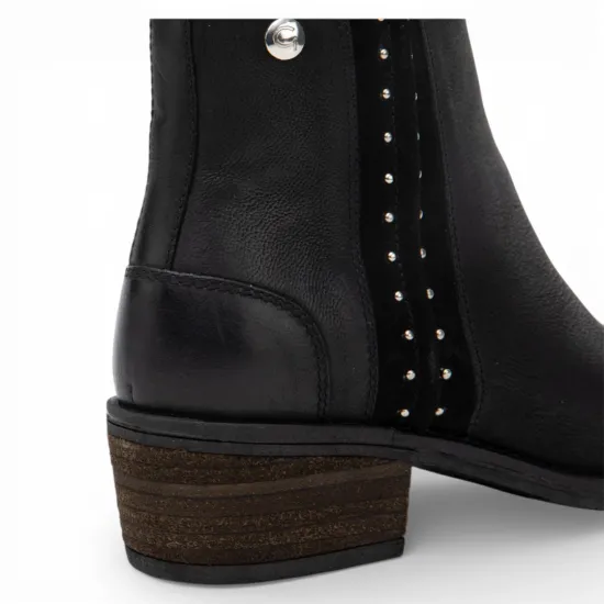 Botin Mujer Negro Envejecido Gina Gacel - Imagen 5