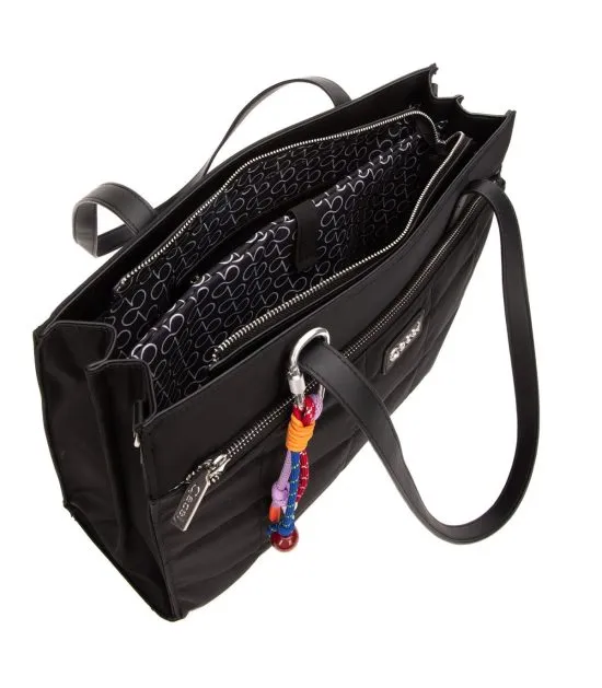 Cartera Shopping Notebook Negro Gacel - Imagen 5