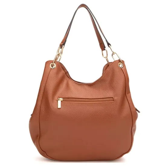 Cartera Dos Asas Grande Gacel Tostado Car3467 - Imagen 3