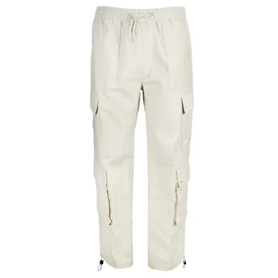 Pantalón Cargo Hombre Beige Bolsillos Laterales Whatup - Imagen 7