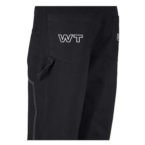 Pantalón Hombre Urbano Negro Costuras Contrastadas Whatup - Imagen 3