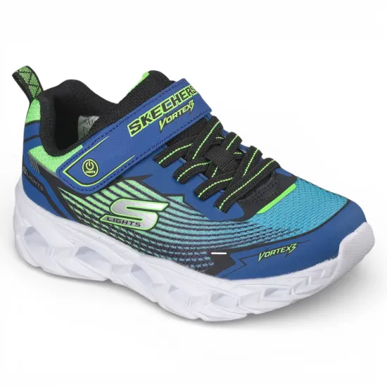 Zapatilla Niño Vortex 3.0 Azul Skechers - Imagen 4