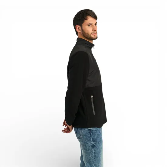 Poleron Hombre Microfibra Nylon Full Zipper Ellus - Imagen 3