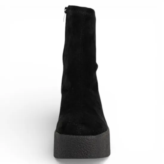 Botin Mujer Taco Alto Plataforma Negra Alquimia - Imagen 4