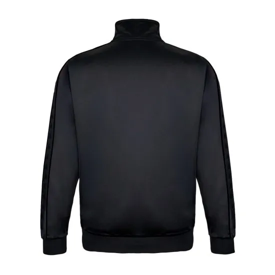 Poleron Full Zipper Black Banda Black Kappa - Imagen 5
