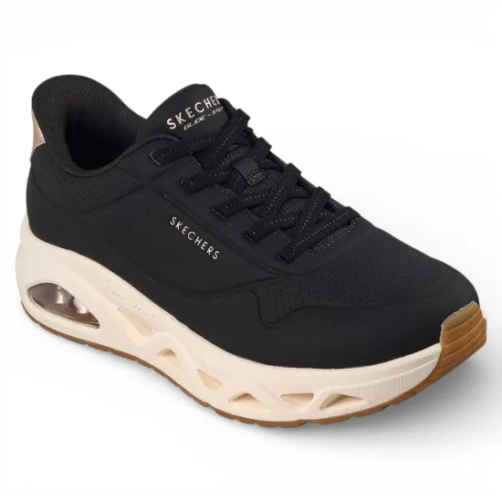 Zapatilla Mujer Uno Glide Step Negro Skechers - Imagen 5
