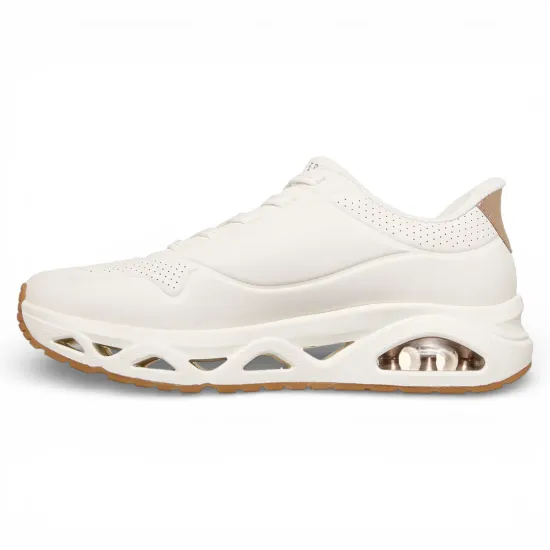 Zapatilla Mujer Uno Glide Step White Skechers - Imagen 3