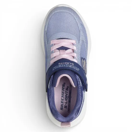 Zapatilla Niña Sola Glow 2.0 Morado Skechers - Imagen 4