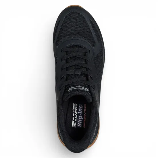 Zapatilla Hombre Bobs Squad 4 Negro Skechers - Imagen 3
