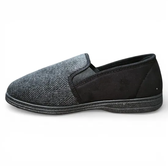 Zapato Hombre Descanso Espiga Gris Windsor Passer - Imagen 2
