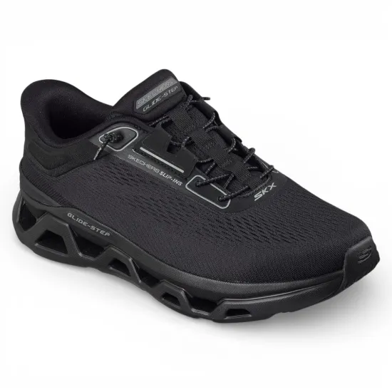 Zapatilla Hombre Slip-Ins Glide Step Altus Korvus Negro Skechers - Imagen 5