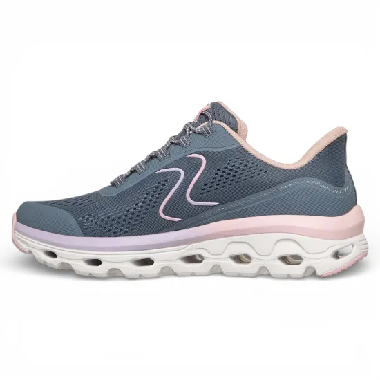 Zapatilla Mujer Glide Step Azul Skechers - Imagen 4