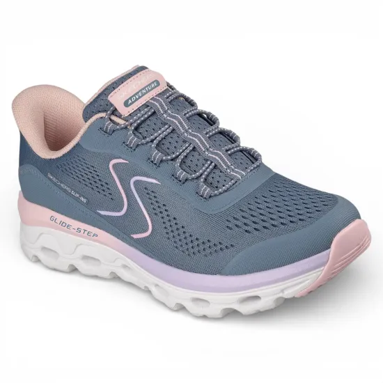 Zapatilla Mujer Glide Step Azul Skechers - Imagen 5