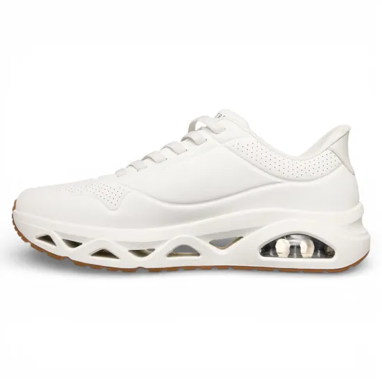 Zapatilla Hombre Uno Glide Step on Air Blanco Skechers - Imagen 2